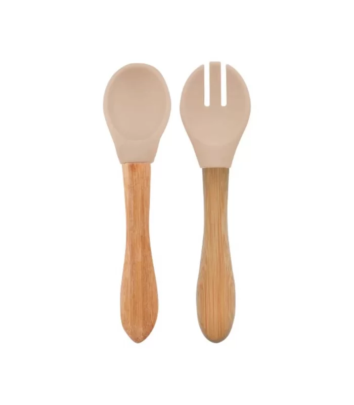 Oioi Mama Kaşığı Ve Çatal Seti Bubble Beige