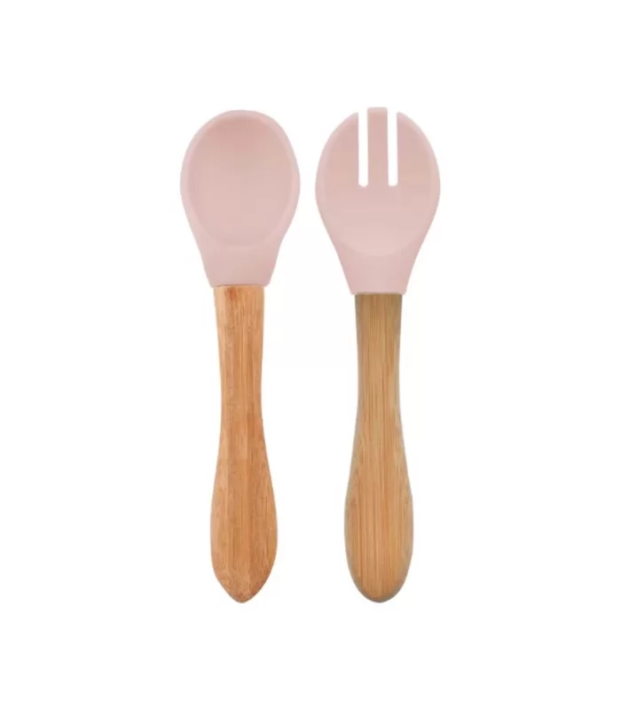 Oioi Mama Kaşığı Ve Çatal Seti Pinky Pink