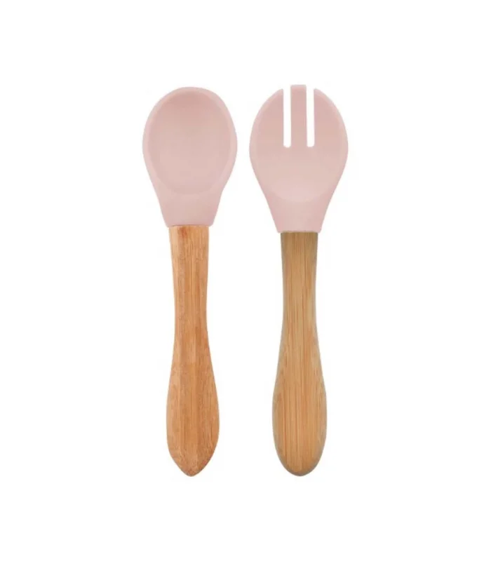 Oioi Mama Kaşığı Ve Çatal Seti Pinky Pink