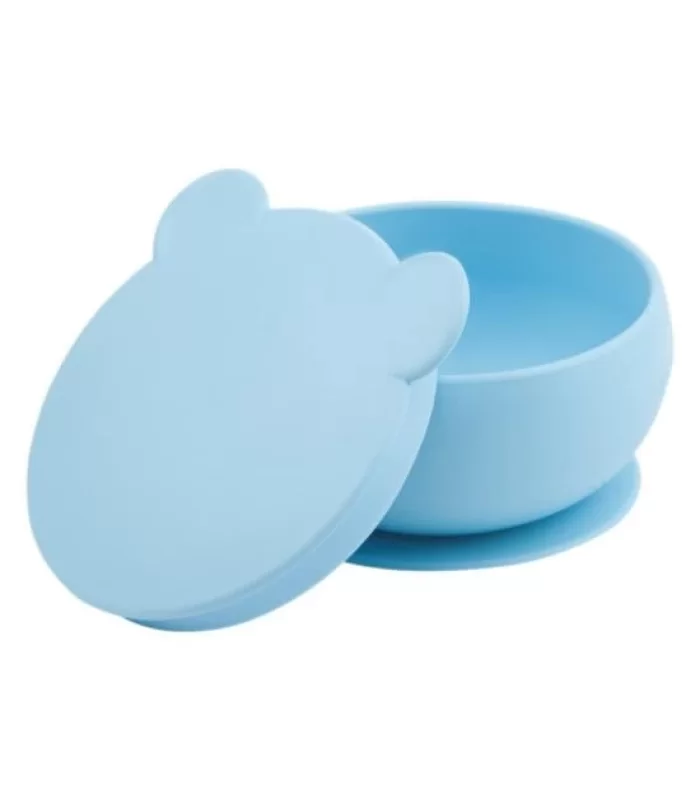 Oioi Silikon Kapaklı Kase Mineral Blue
