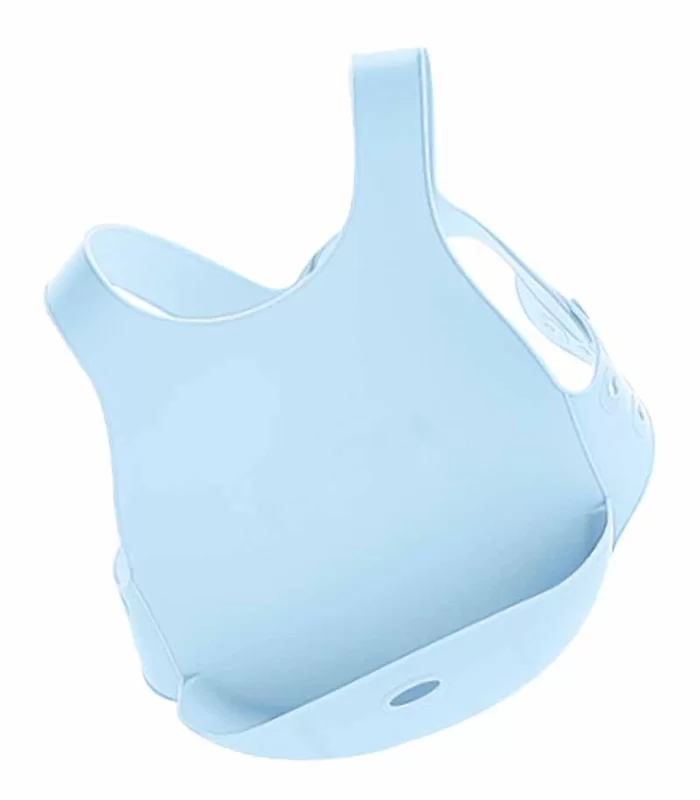 OiOi Silikon Mama Önlüğü Mineral Blue
