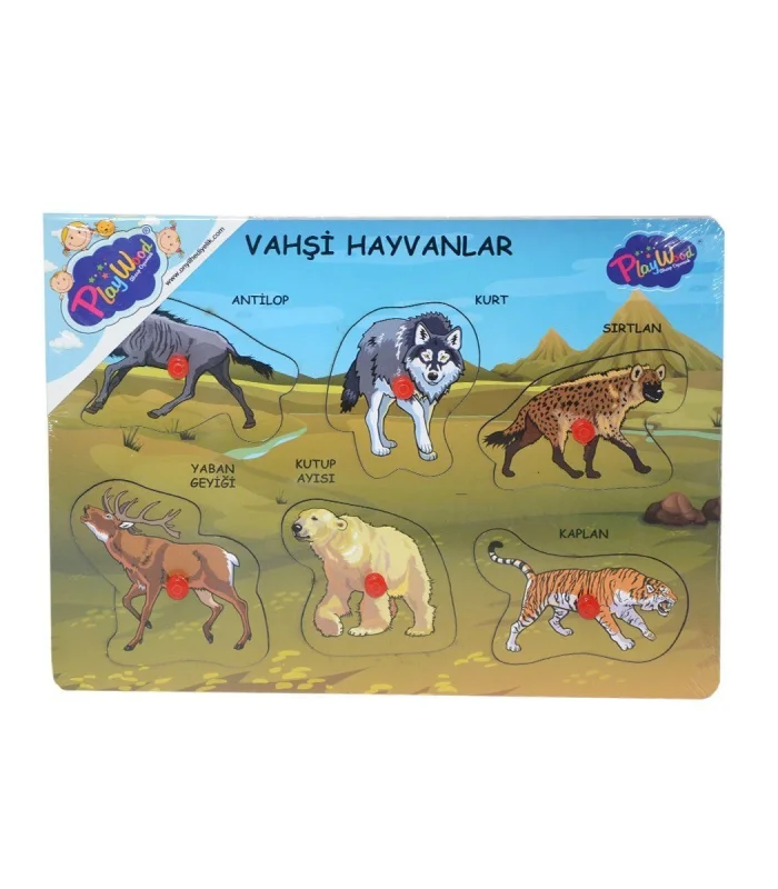 ONY-328 329 Onyıl, Ahşap Tutmalı Vahşi Hayvanlar