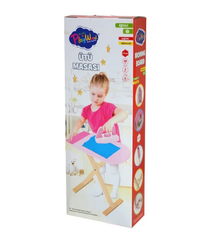 ONY-383 PlayWood Ahşap Ütü Masası Seti-Onyıl