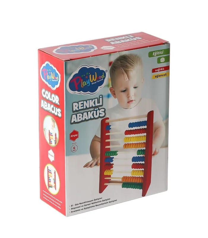 ONY-399 Ahşap Renkli Abaküs -Onyıl