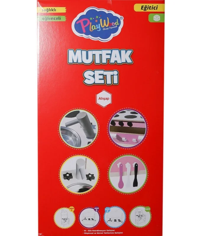 ONY-408 Ahşap Mutfak Seti -Onyıl Oyuncak