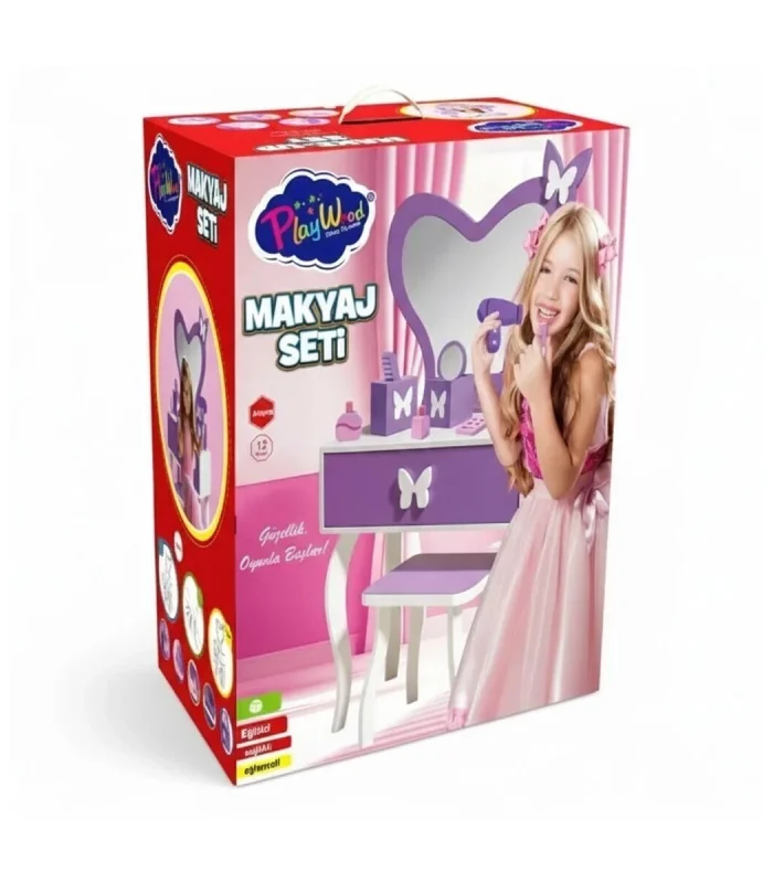 ONY-413 KUTUDA AHŞAP MAKYAJ SETİ