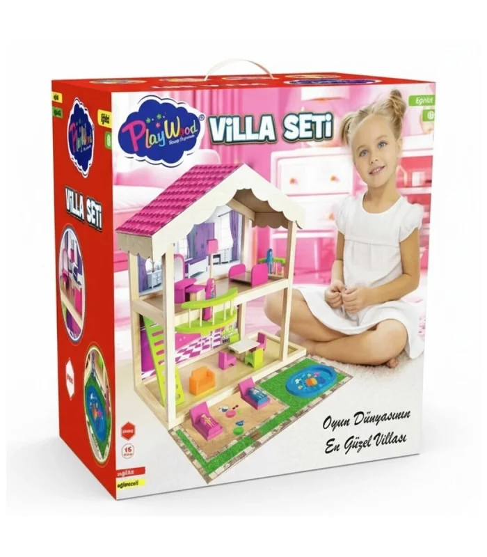 ONY-414 KUTUDA AHŞAP VİLLA SETİ