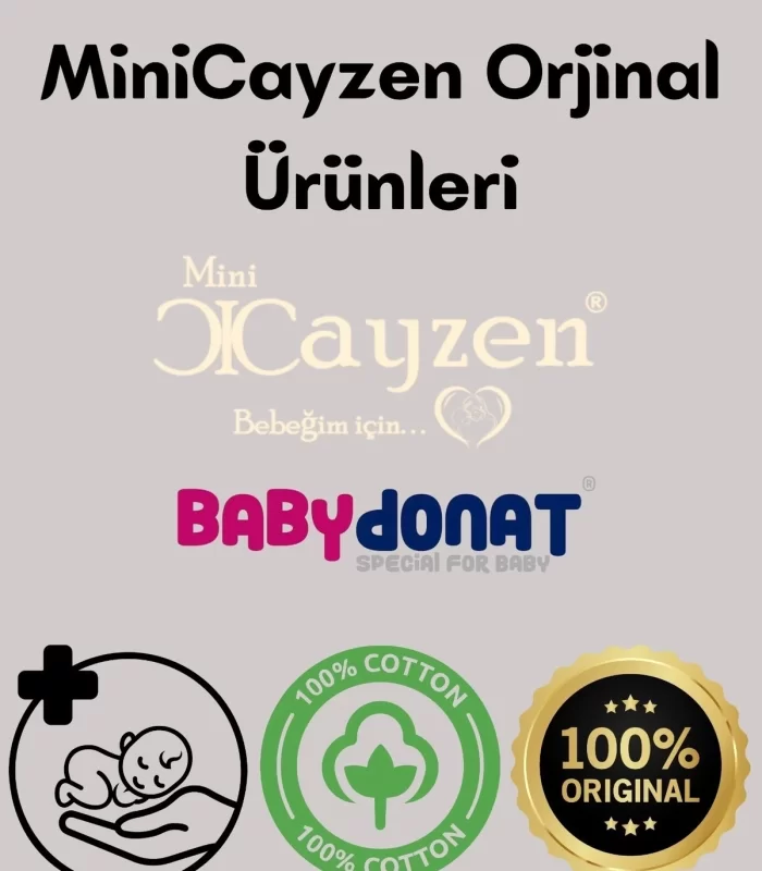 Orkide Desenli Fisto Detaylı 3 Parça Kız Bebek Takımı %100 Pamuk