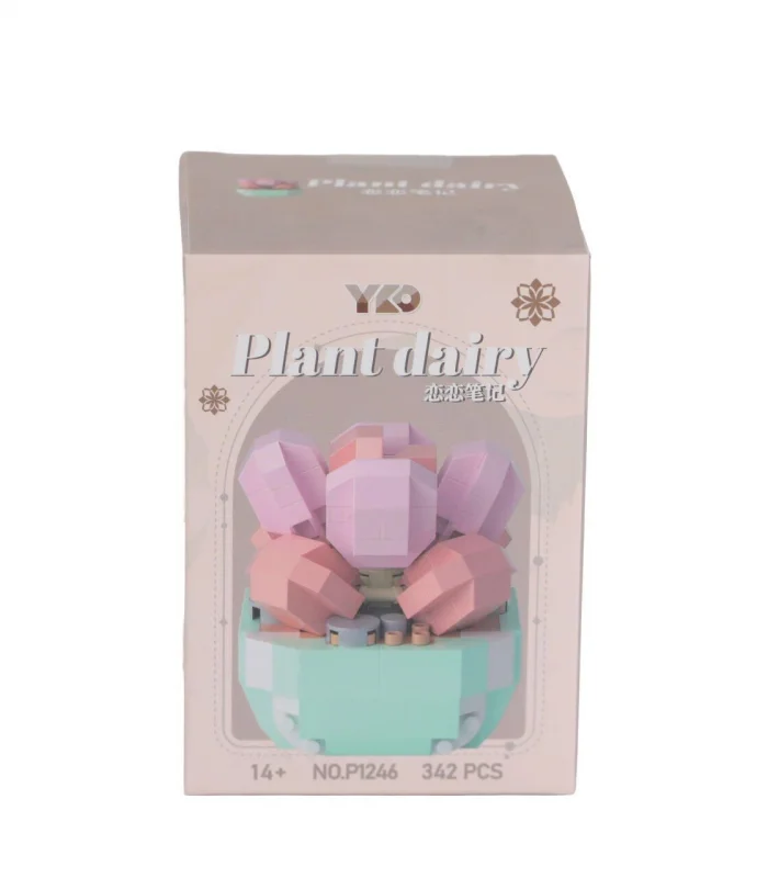 P1246 PANLOS SİMÜLASYON ÇİÇEK SERİSİ 342 PARÇA BLOCK OYUNCAK