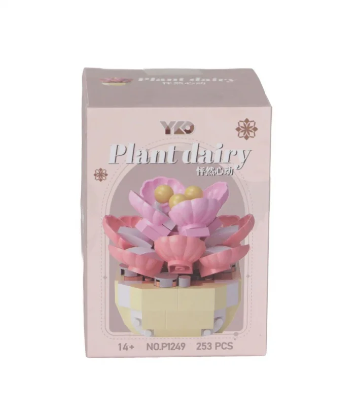 P1249 PANLOS SİMÜLASYON ÇİÇEK SERİSİ 253 PARÇA BLOCK OYUNCAK