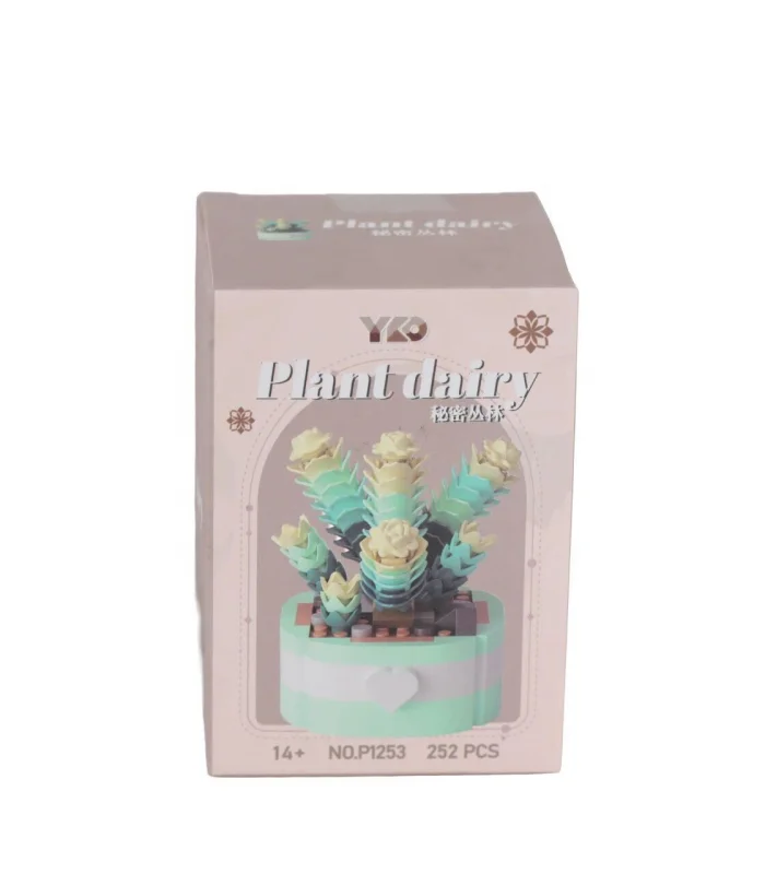 P1253 PANLOS SİMÜLASYON ÇİÇEK SERİSİ 252 PARÇA BLOCK OYUNCAK