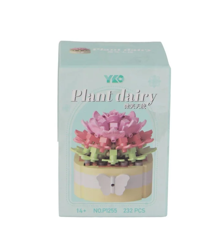 P1255 PANLOS SİMÜLASYON ÇİÇEK SERİSİ 232 PARÇA BLOCK OYUNCAK