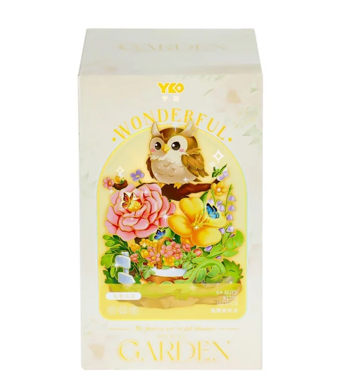 P1280 Panlos Fanus Çiçek 1123 Parça Blok Seti -Vagon life