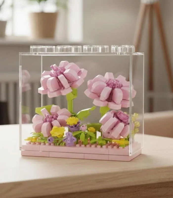 P2504 PANLOS PEMBE PAPATYA MODEL 183 PARÇA BLOCK OYUNCAK