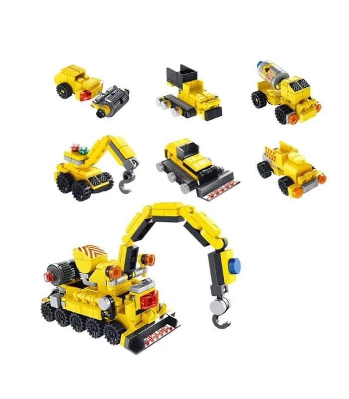 P605002 6 İN 1 SARI YUMURTA MODEL 45 PARÇA BLOCK OYUNCAK