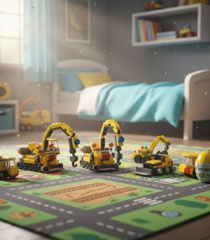 P605002 6 İN 1 SARI YUMURTA MODEL 45 PARÇA BLOCK OYUNCAK