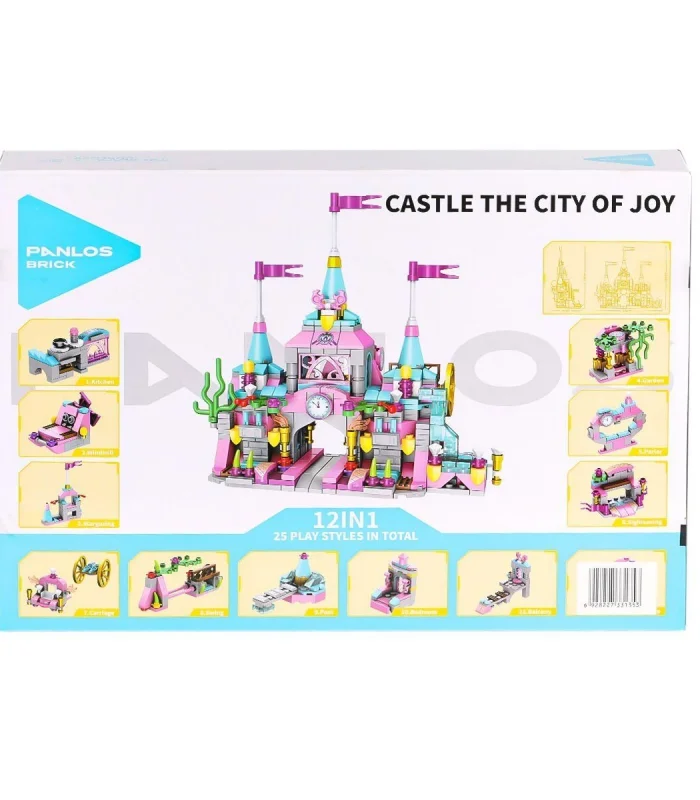 P633012 Panlos Tuğla Şehri 556 Parça Blok Seti -Vagon life