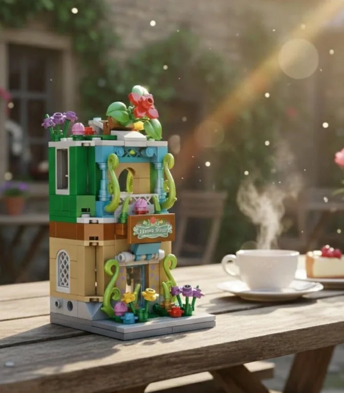 P657037 PANLOS ÇİÇEK DÜKKANI 280 PARÇA BLOCK OYUNCAK