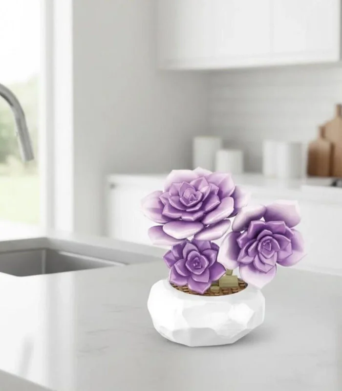 P657061 PANLOS MOR SUKULENT MODEL 76 PARÇA BLOCK OYUNCAK