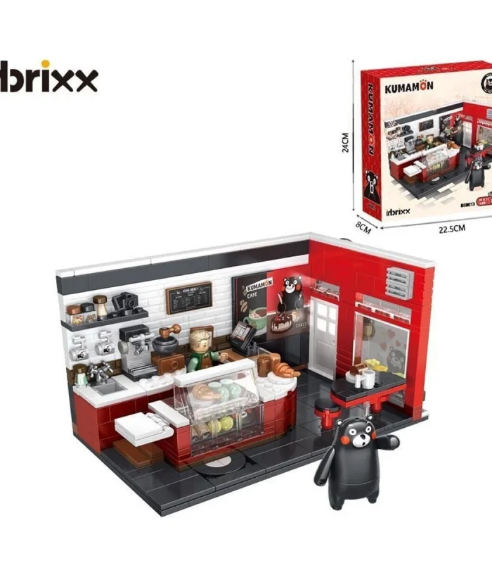 P880013 PANLOS KUMAMOTO AYISI KAFE 426 PARÇA BLOCK OYUNCAK