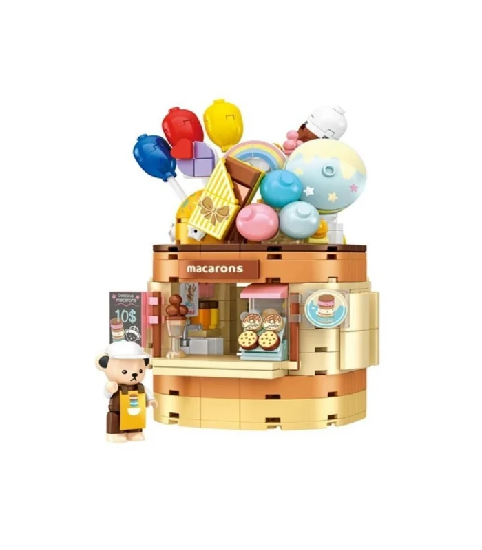 P881201 PANLOS TEDDY BEAR KOLEKSİYONU DONDURMA DÜNYASI 354 PARÇA BLOCK OYUNCAK