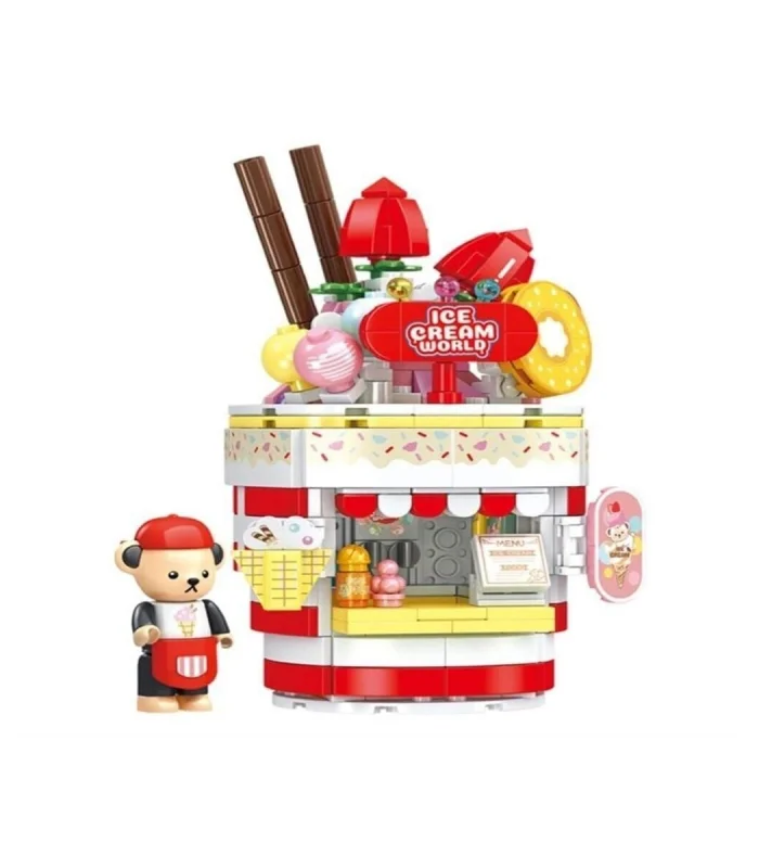 P881202 PANLOS TEDDY DONDURMA SALONU 369 PARÇA BLOCK OYUNCAK