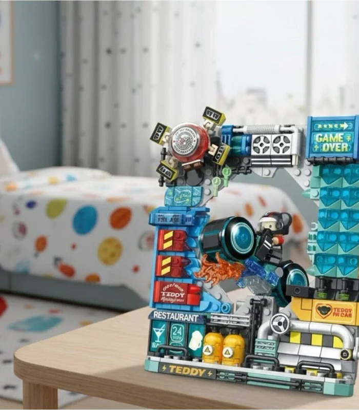 P881505 PANLOS MOTORCU TEDDY 458 PARÇA BLOCK OYUNCAK