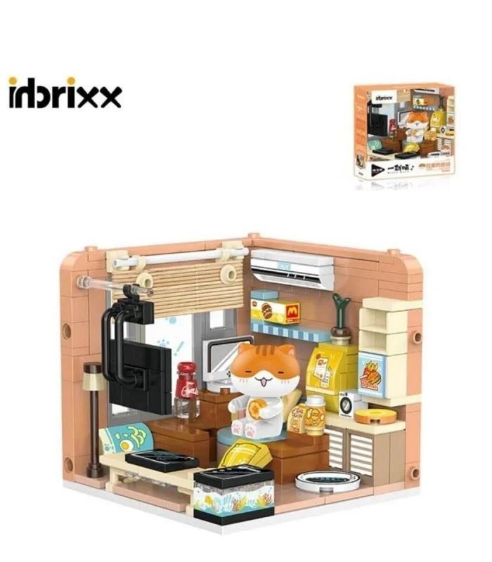 P885005 PANLOS KEDİ EVİ 263 PARÇA BLOCK OYUNCAK