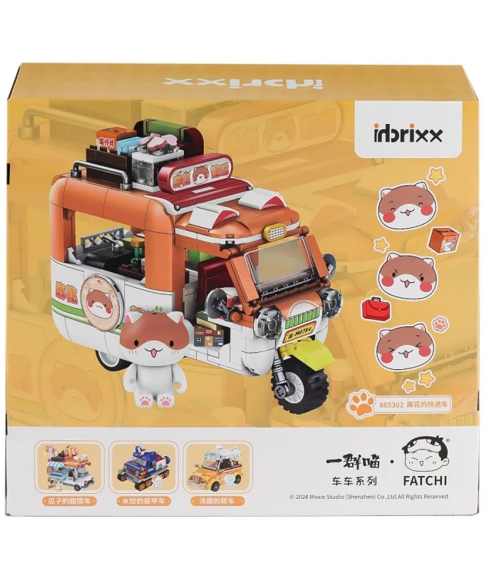 P885302 PANLOS Brick - One Meow Serisi - Mahuanın Kargo Aracı 615 Parça Yapım Seti