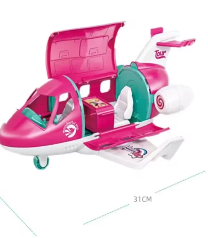 Pasifik Pembe Aksesuarlı Uçak 9045-11