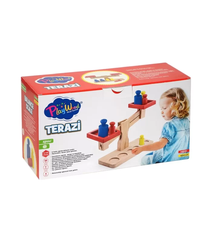 Playwood Ahşap Kutulu Terazi 313
