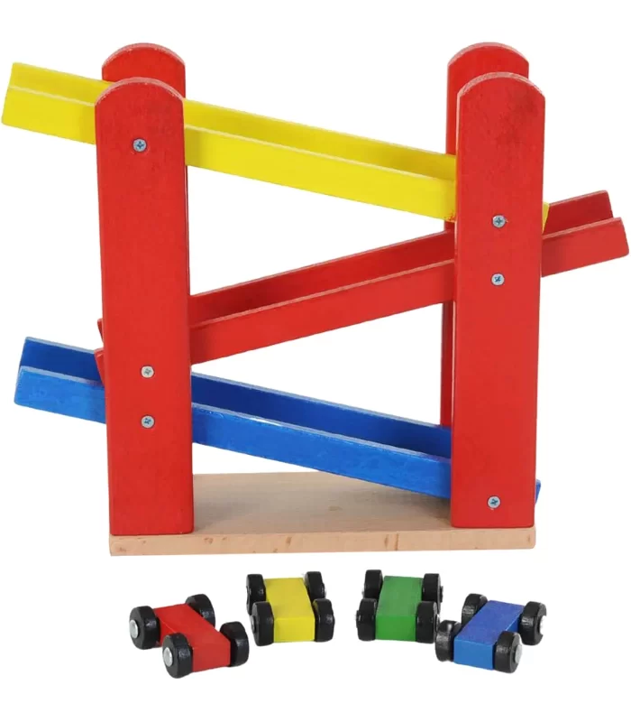 PlayWood Ahşap Otopark 5 Araba İlaveli 382