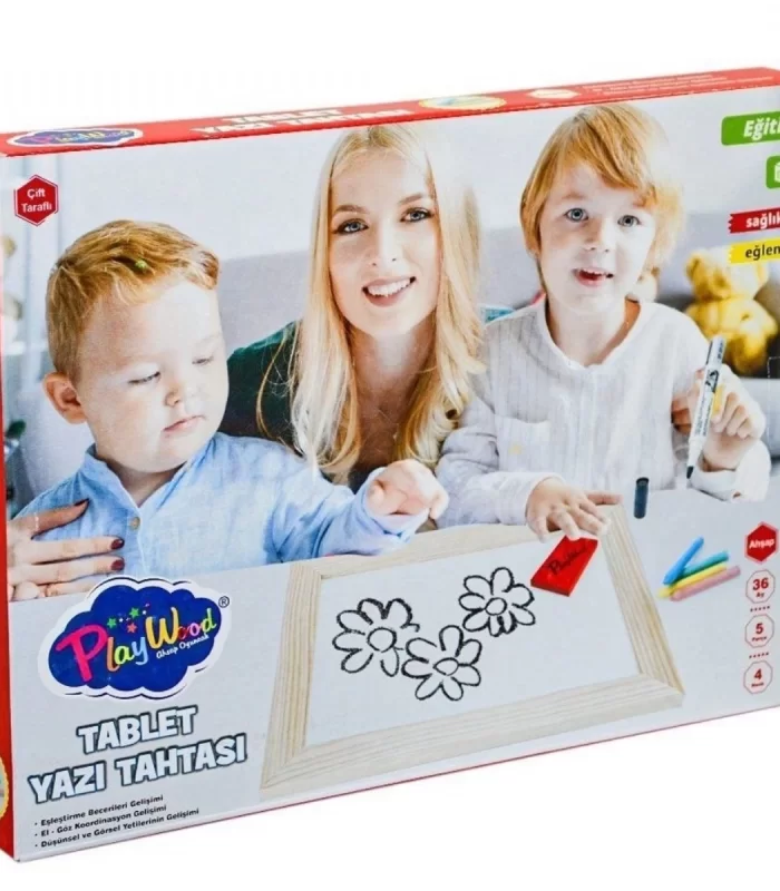 PlayWood Ahşap Tablet Yazı Tahtası 391