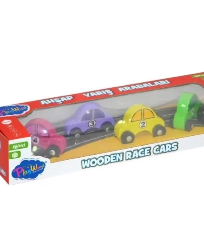 Playwood Ahşap Yarış Arabaları 380