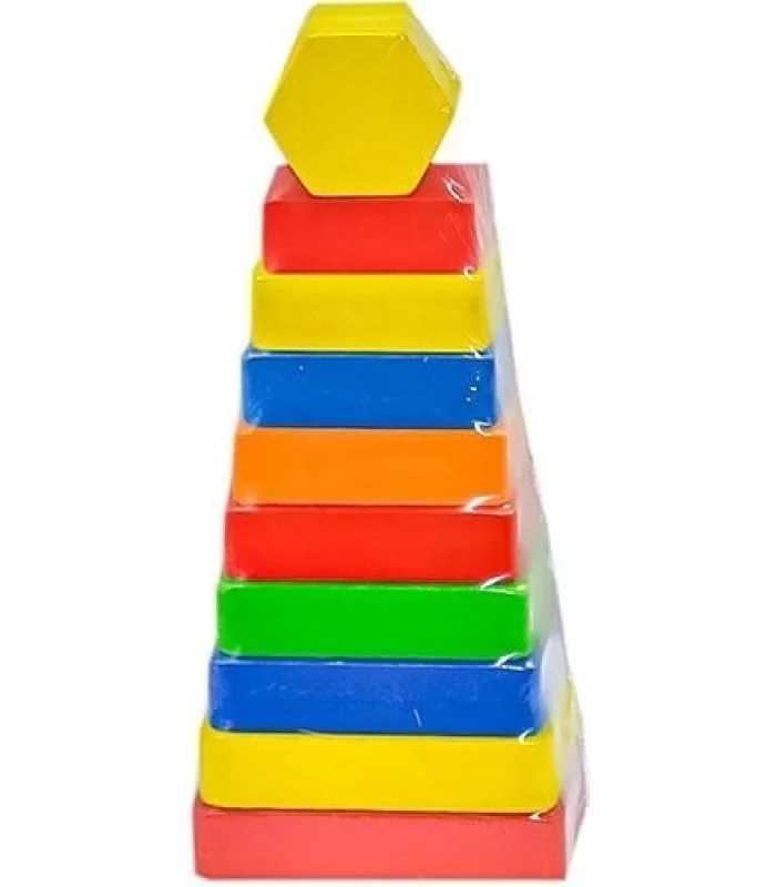 Playwood Dikdörtgen Renkli Kule 393