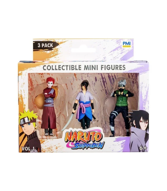 PMI/NSH2021S NARUTO 3LÜ KOLEKSİYON FİGÜR SETİ ASORTİ
