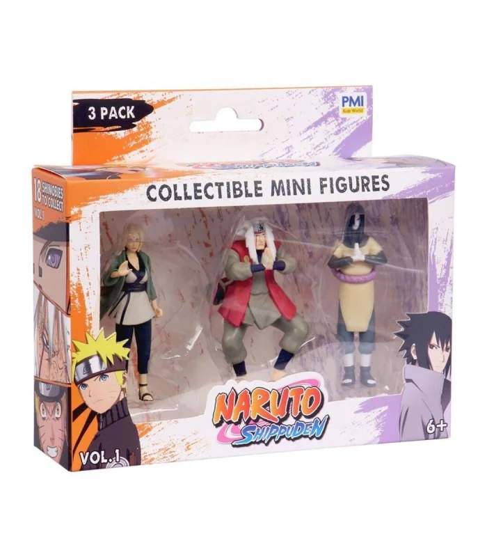 PMI/NSH2021S NARUTO 3LÜ KOLEKSİYON FİGÜR SETİ ASORTİ