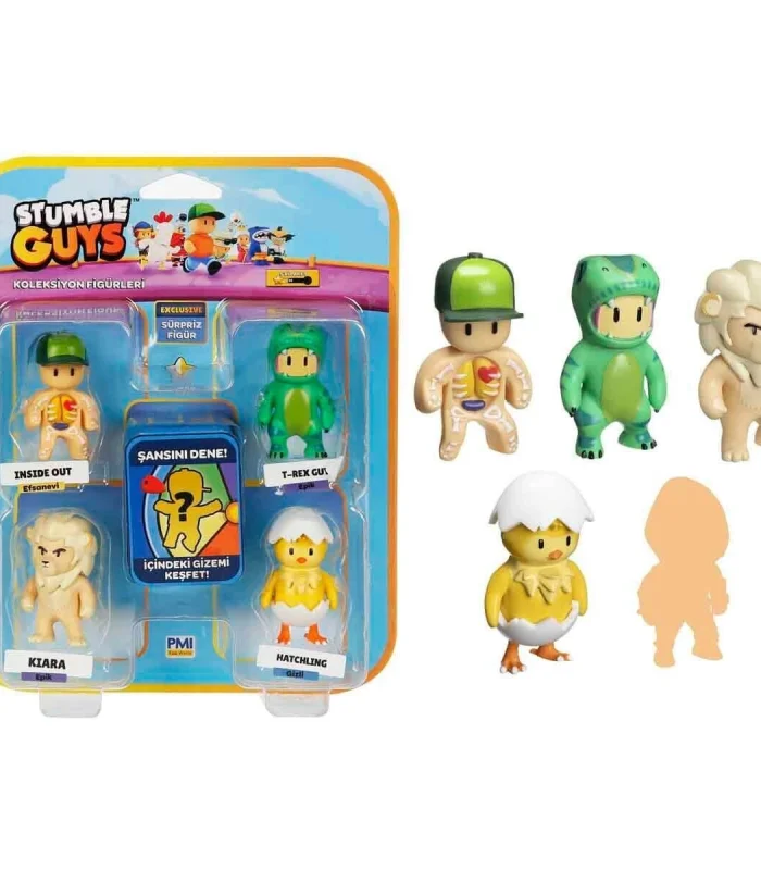 PMI SG2240 Stumble Guys Figür Seti 5li -Necotoys