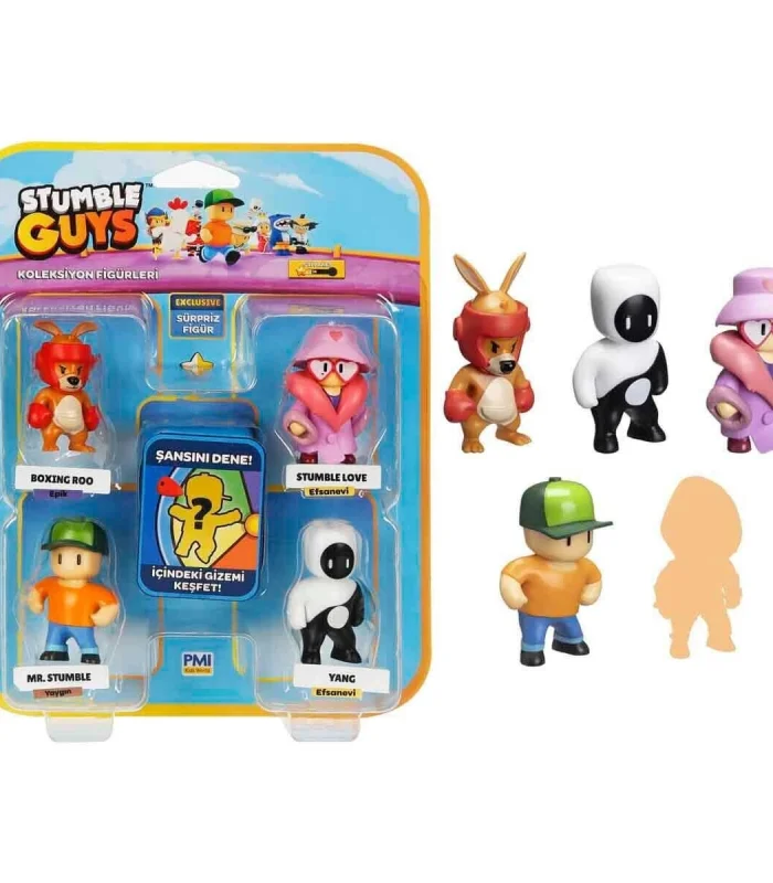 PMI SG2240 Stumble Guys Figür Seti 5li -Necotoys