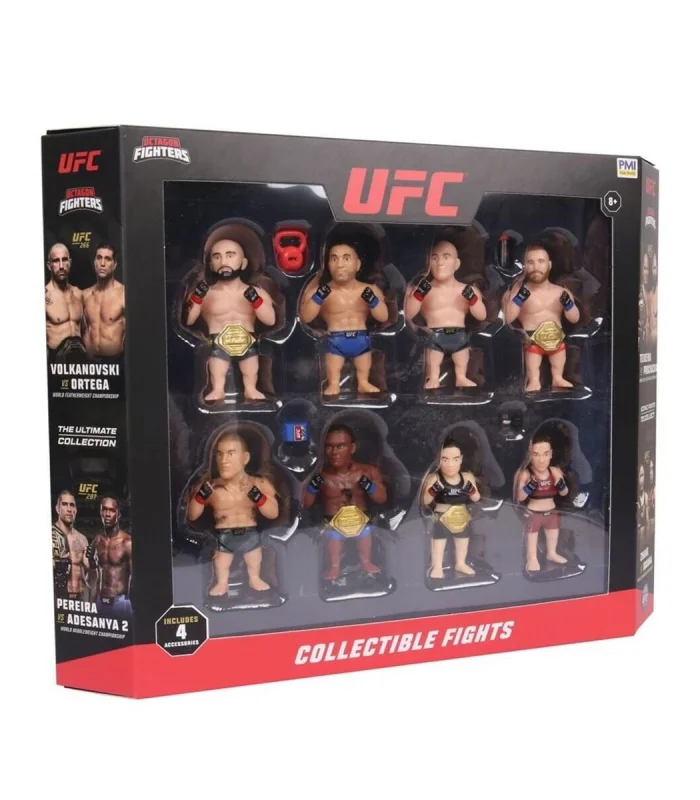 PMI/UFC2070 UFC Kafes Dövüşçüleri 8li Koleksiyon Figür Seti