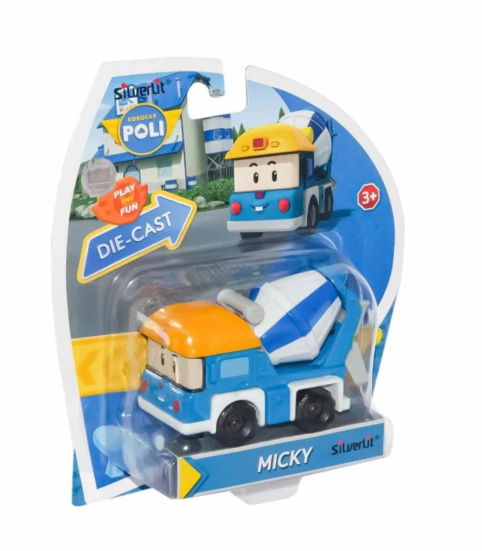 POLI 83259 Metal Araç Karakter Figürler -Neco