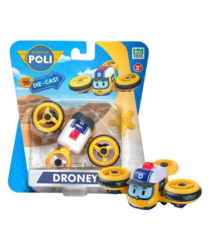 POLI/MRT-617 Robocar Poli Metal Araç Karakter Figürler Asorti