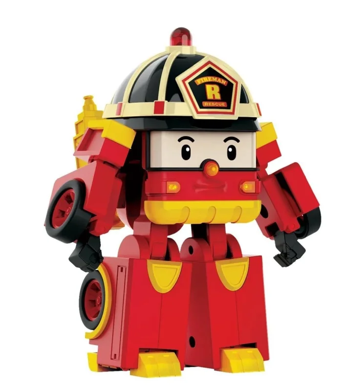 POLI MRT-686 Sesli ve Işıklı Robocar Poli Büyük Transforming Robot Roy -Necotoys