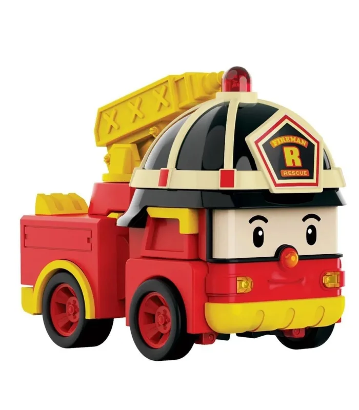 POLI MRT-686 Sesli ve Işıklı Robocar Poli Büyük Transforming Robot Roy -Necotoys