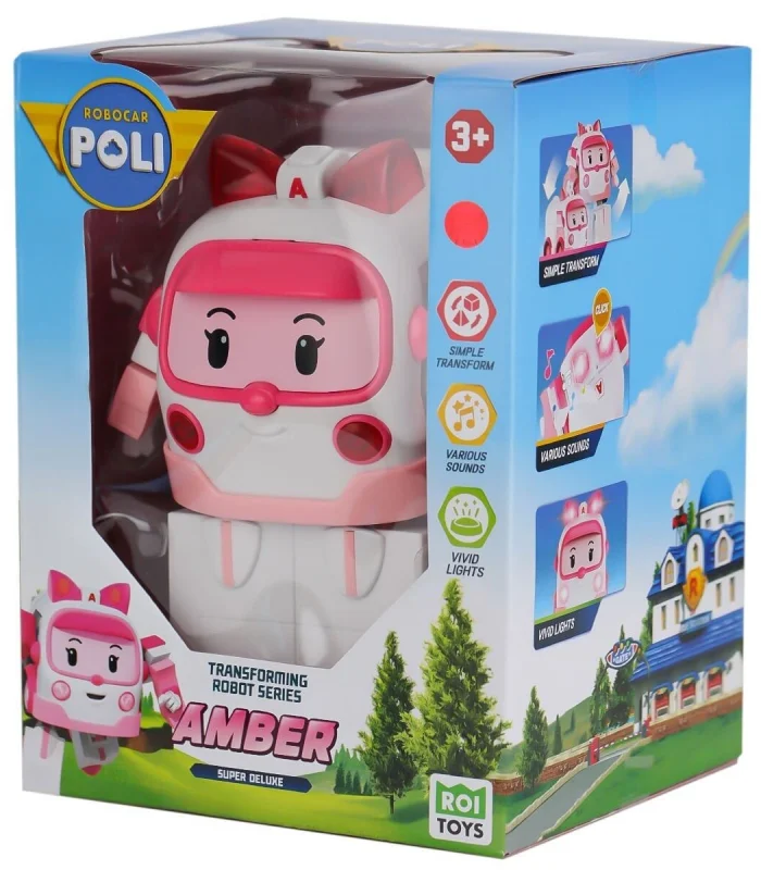 POLI MRT-687 ROBOCAR POLİ BÜYÜK TRANSFORMİNG ROBOT AMBER SESLİ VE IŞIKLI