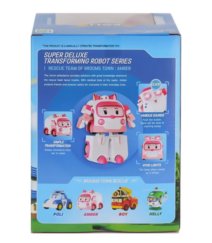 POLI MRT-687 ROBOCAR POLİ BÜYÜK TRANSFORMİNG ROBOT AMBER SESLİ VE IŞIKLI