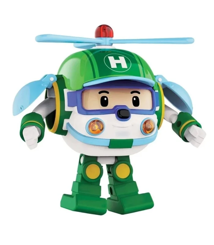 POLI MRT-688 Sesli ve Işıklı Robocar Poli Büyük Transforming Robot Helly -Necotoys