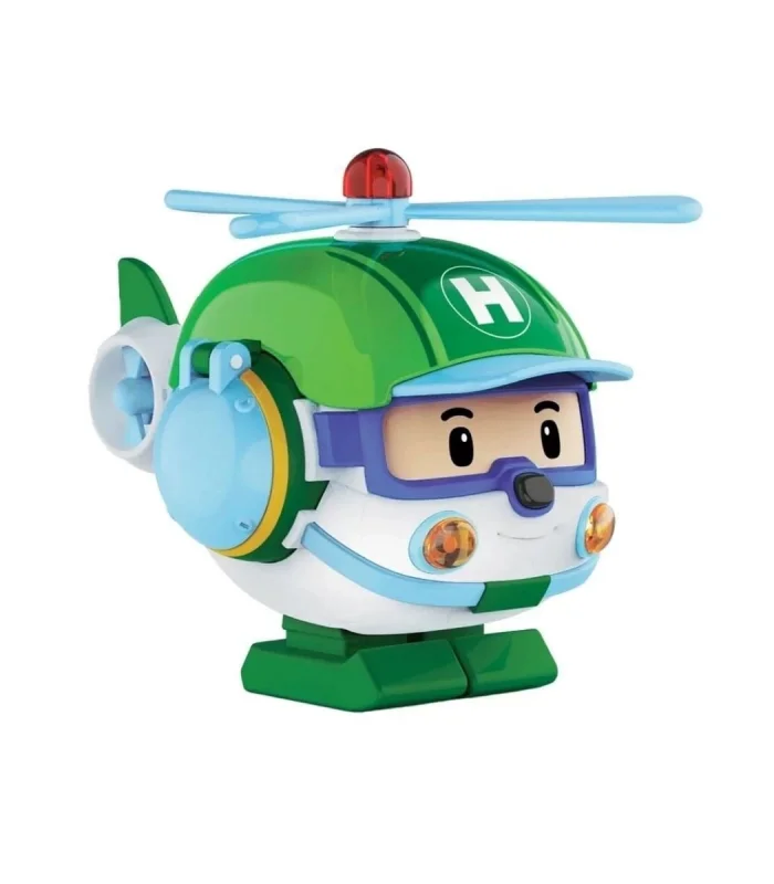 POLI MRT-688 Sesli ve Işıklı Robocar Poli Büyük Transforming Robot Helly -Necotoys