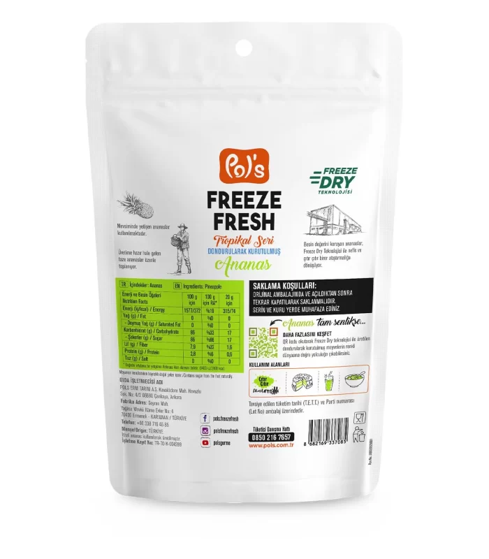Pol’s Freeze Fresh Ananas 20 G