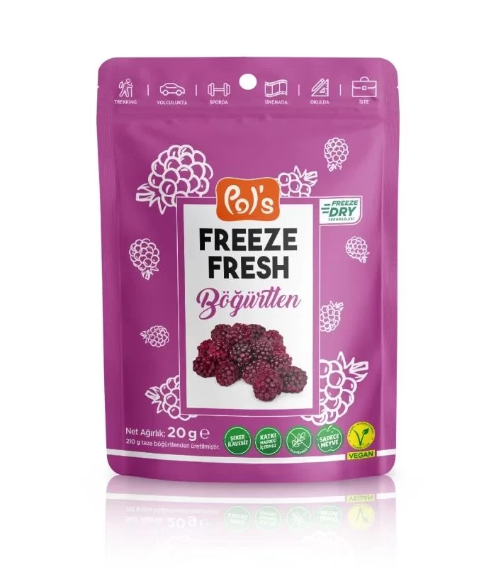 Pol’s Freeze Fresh Böğürtlen 20 Gr